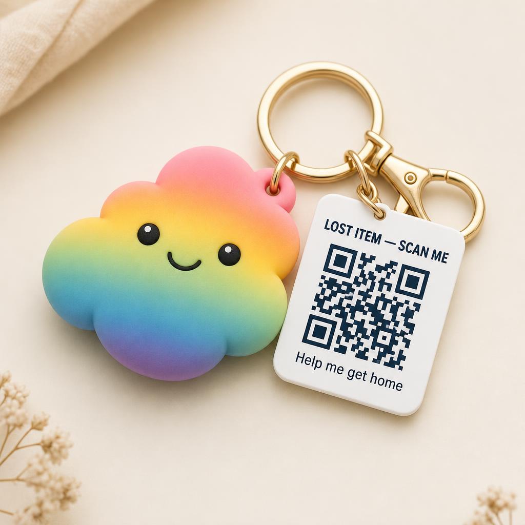 Rainbow Cloud Charm