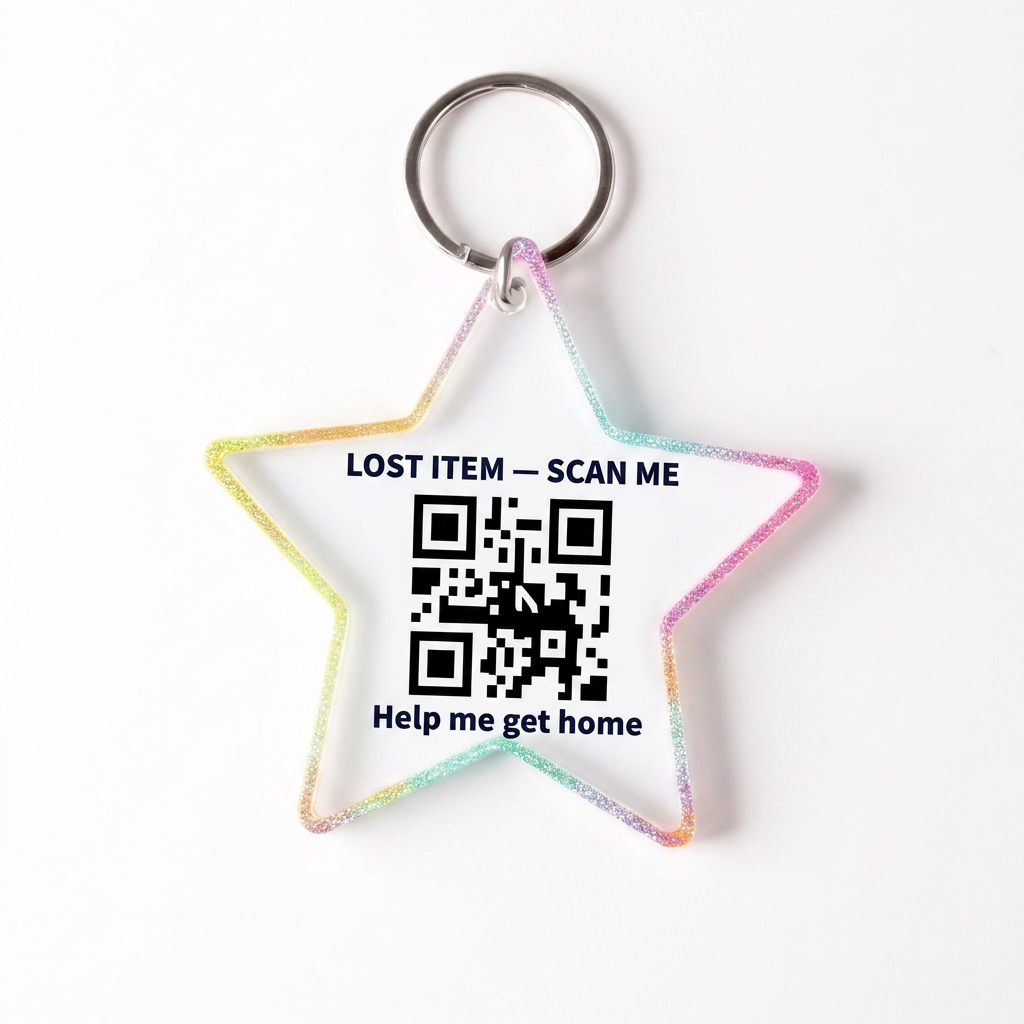 Glitter Star Charm